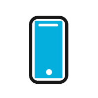Digital Marketing gif - Cell phone with a graph