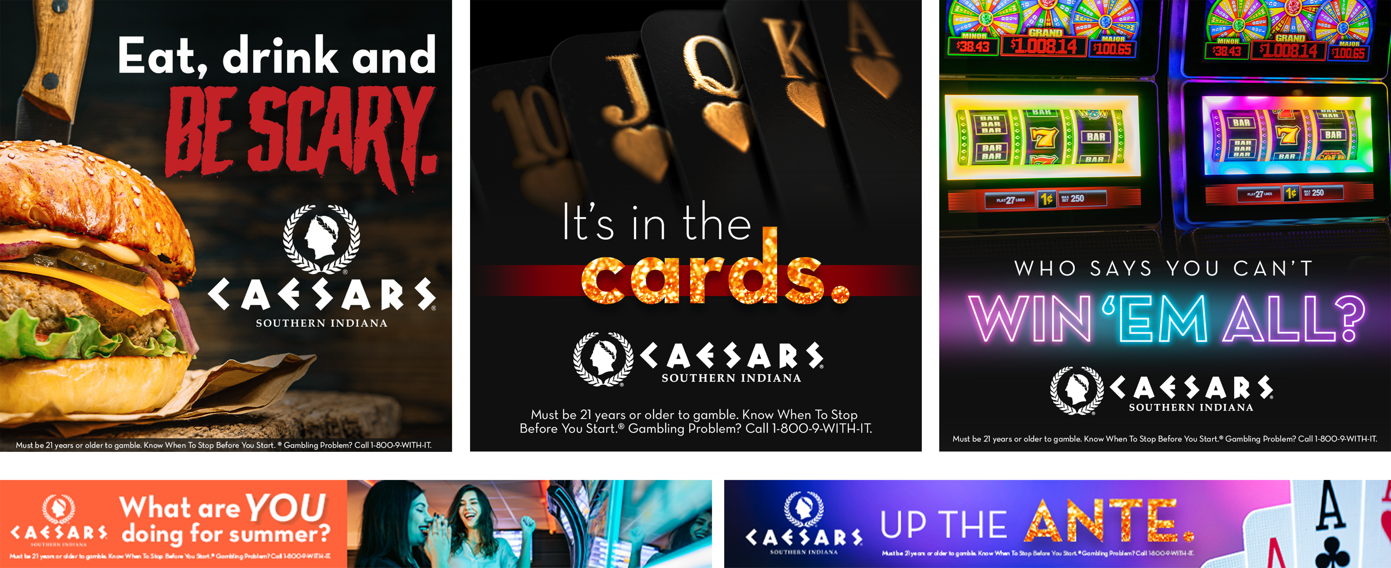 Caesars Display and Social Ads